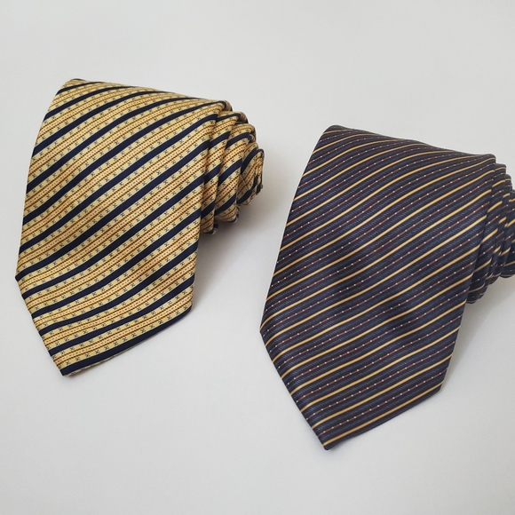 Stefano Ricci Other - Stefano Ricci 100% Silk Striped Ties